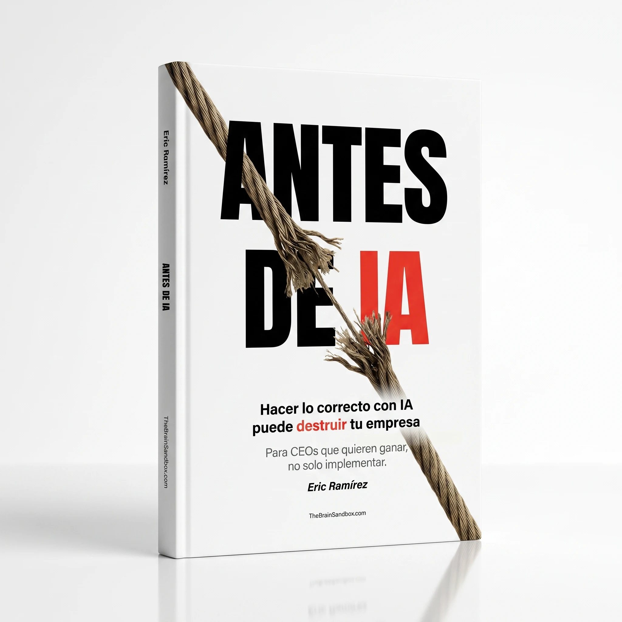 Portada del libro Antes de IA de Eric Ramírez Corona